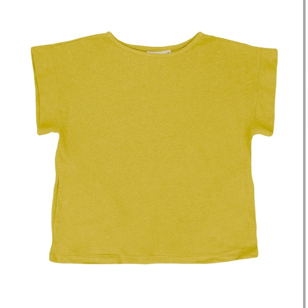 Jungmaven hemp Taos Top - yellow